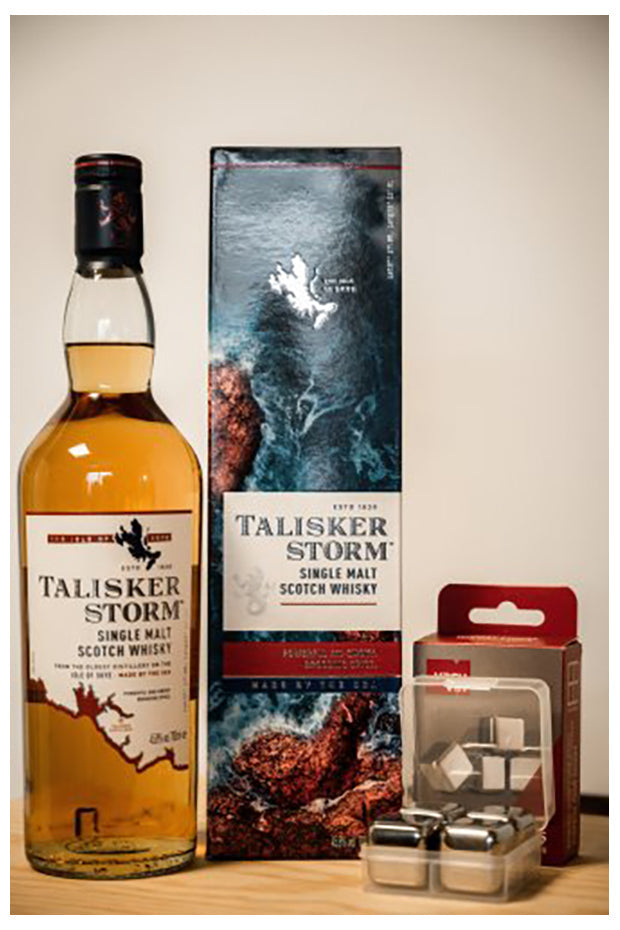 Paket Talisker Storm + Whiskey Stones