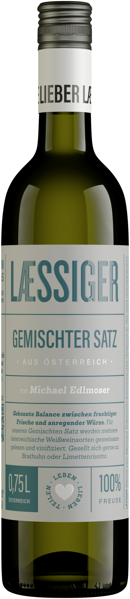 Laessiger Gemischter Satz Einzelflasche - StillWine GmbH