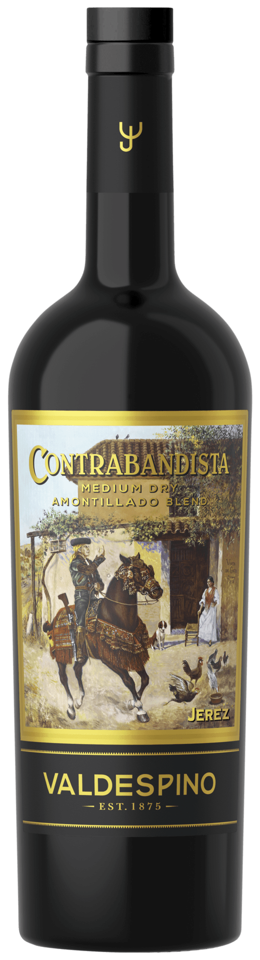 Valdespino Sherry DO Medium Dry Contrabandista SHERRY MEDIUM DRY DO - StillWine GmbH