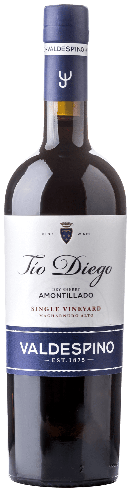 Valdespino Sherry Dry TIO DIEGO SHERRY AMONTILLADO Single Vineyard Macharnudo Alto - StillWine GmbH
