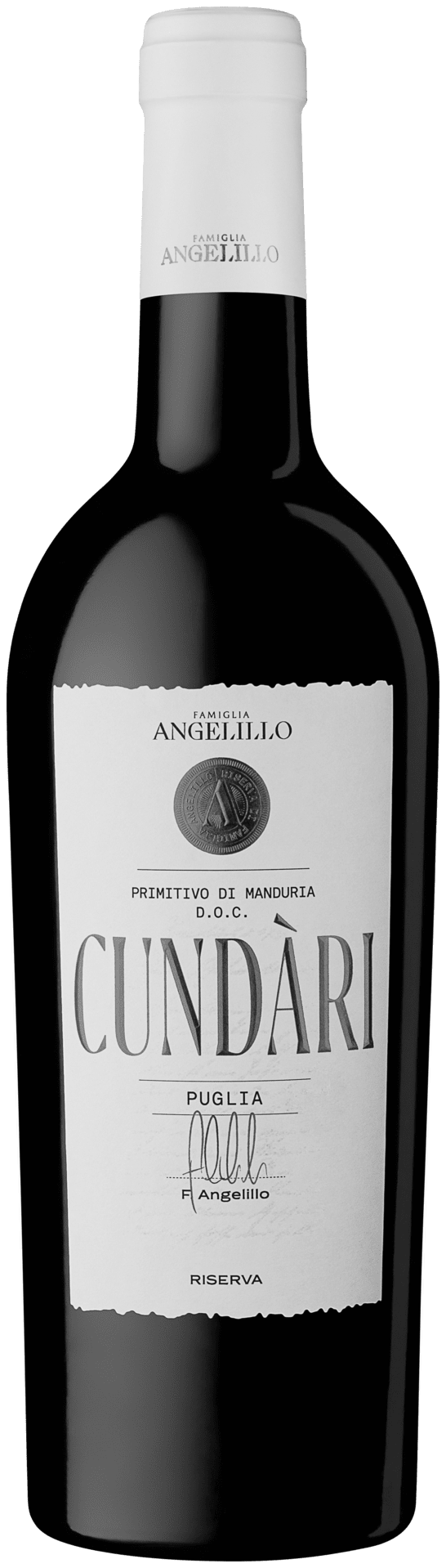 Famiglia Angelillo Cundari Primitivo di Manduria Riserva - StillWine GmbH