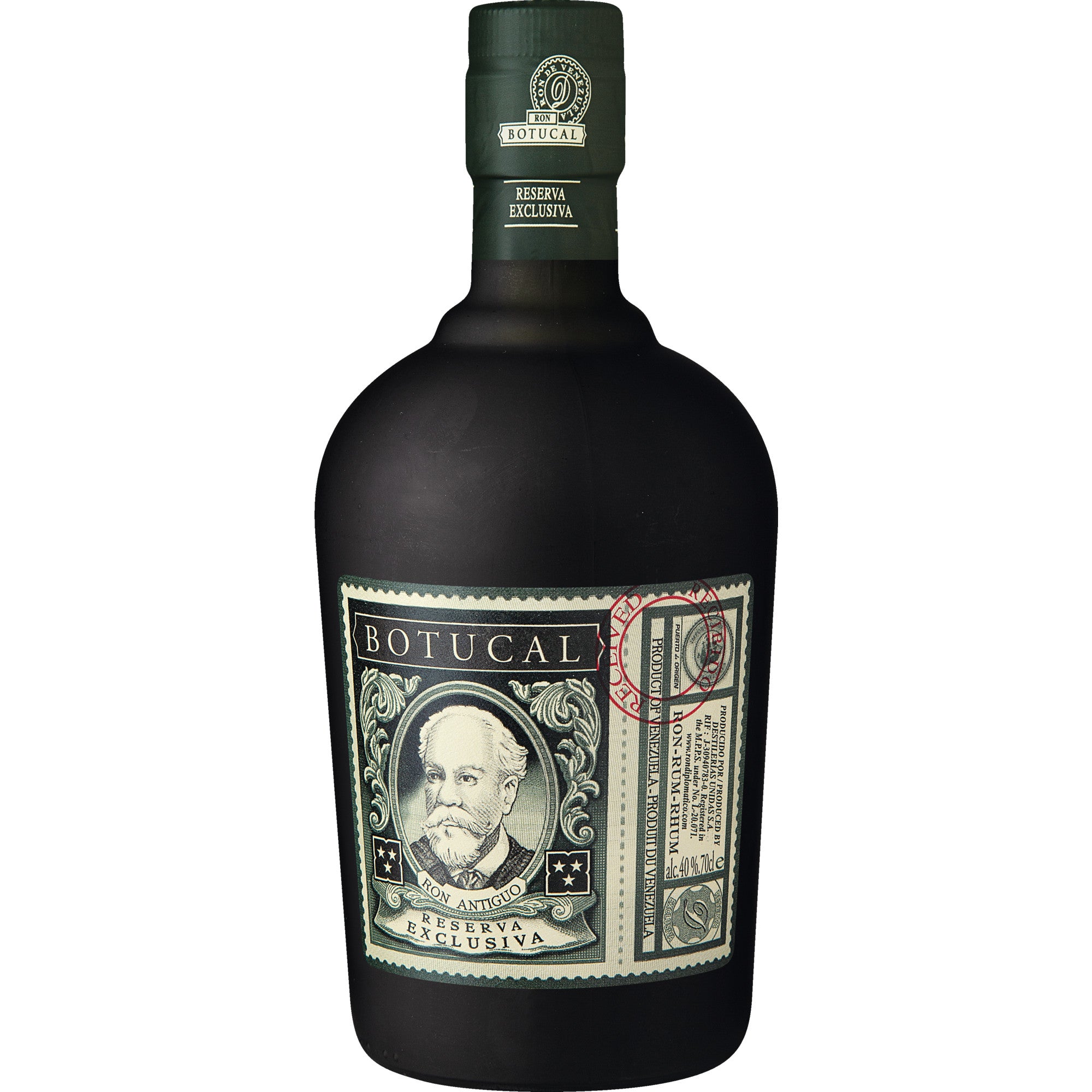 Botucal Reserva Exclusiva 12 Years Ron Antiguo, Rum - Venezuela