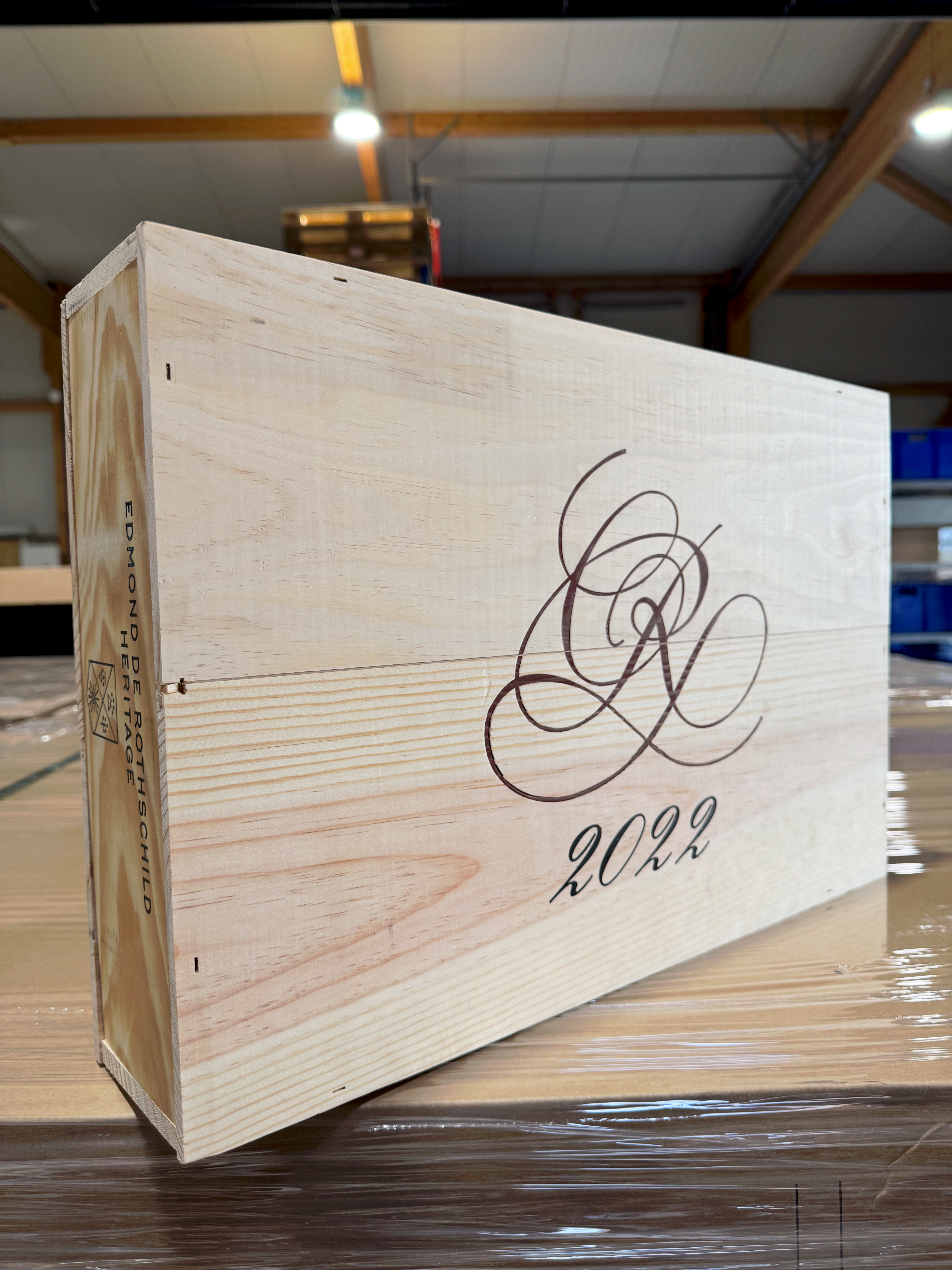 2022er Baron Edmond de Rothschild Château Clarke in der Holzkiste