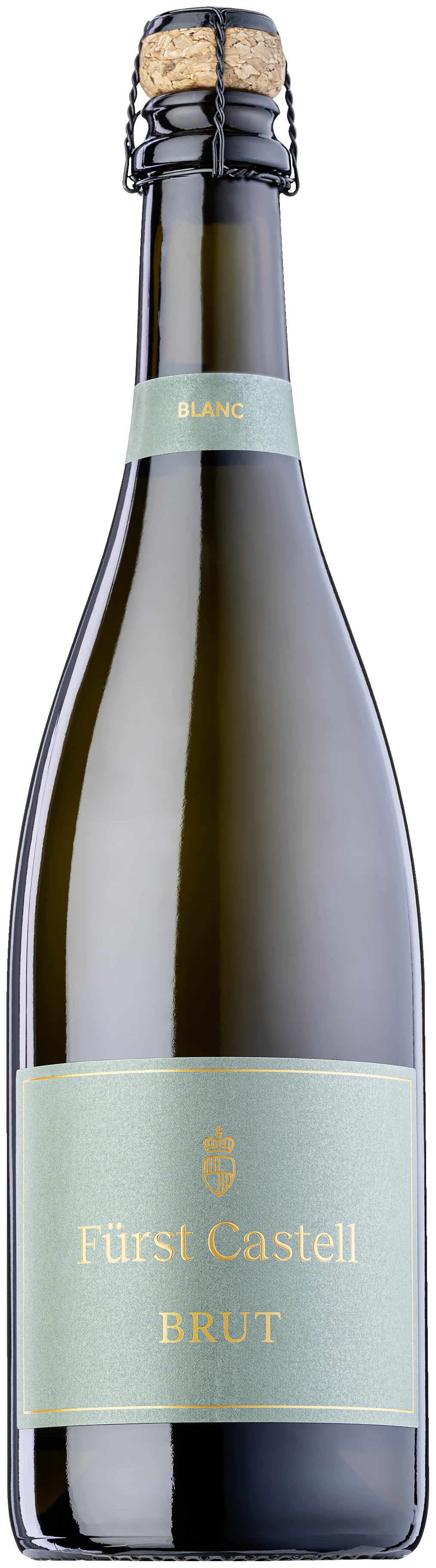 Fürst Castell Casteller Blanc de Blanc Brut Tradition, Flaschengärung - Franken