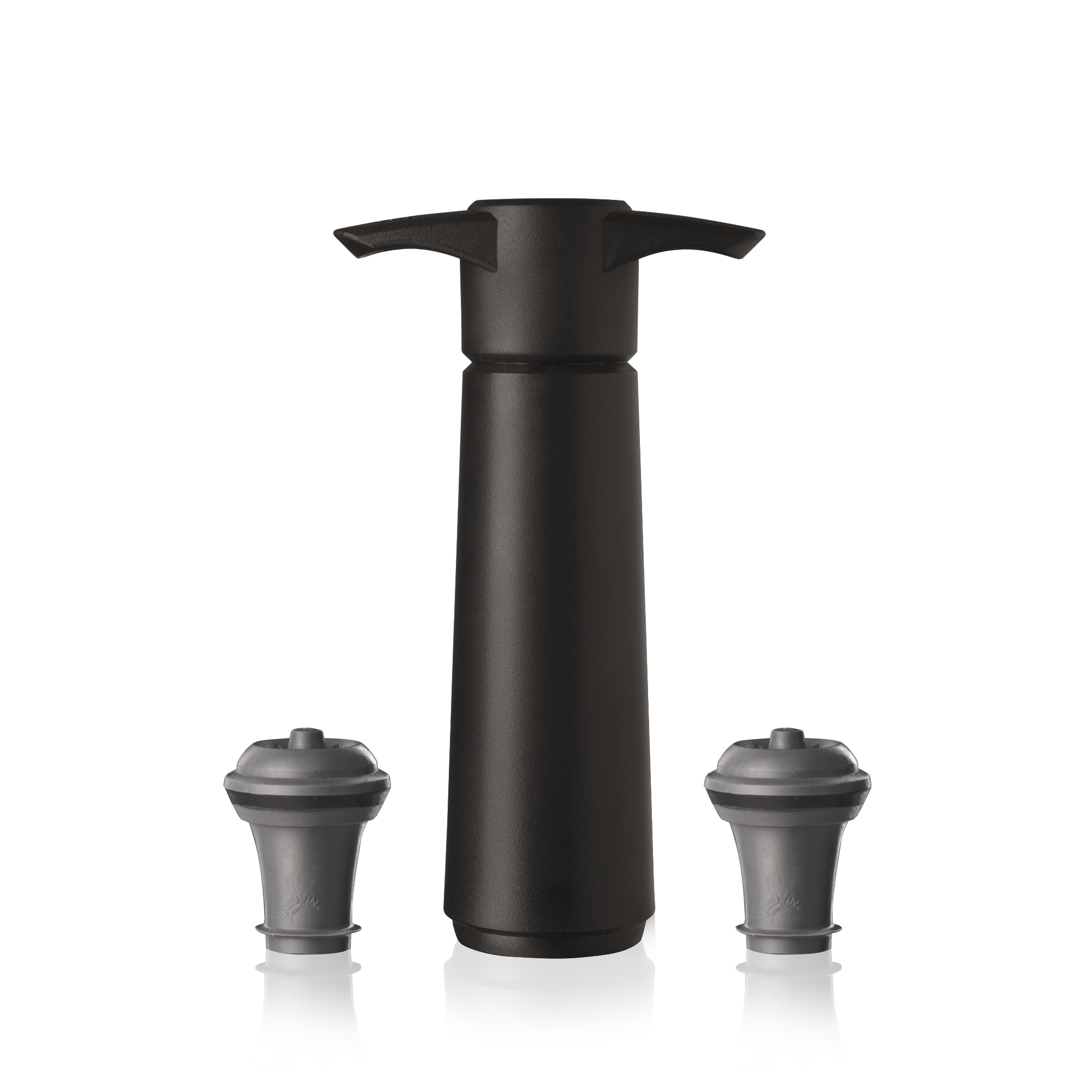 Vacu Vin Wine Saver Black (1x Vakuumpumpe & 2x Stopper)