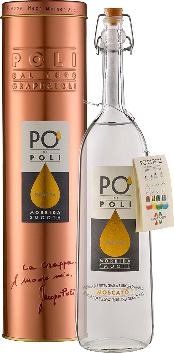 Grappa PO´di Poli Morbida - in Geschenkröhre - - StillWine GmbH