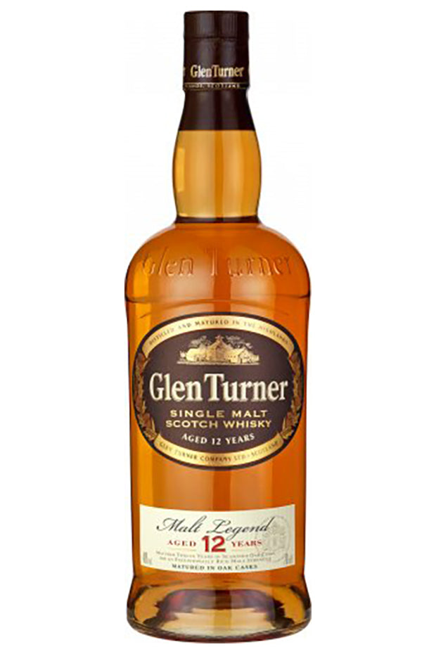 GLEN TURNER SINGLE MALT SCOTCH MASTER RESERVE AGED 12 YEARS IN GESCHENKDOSE