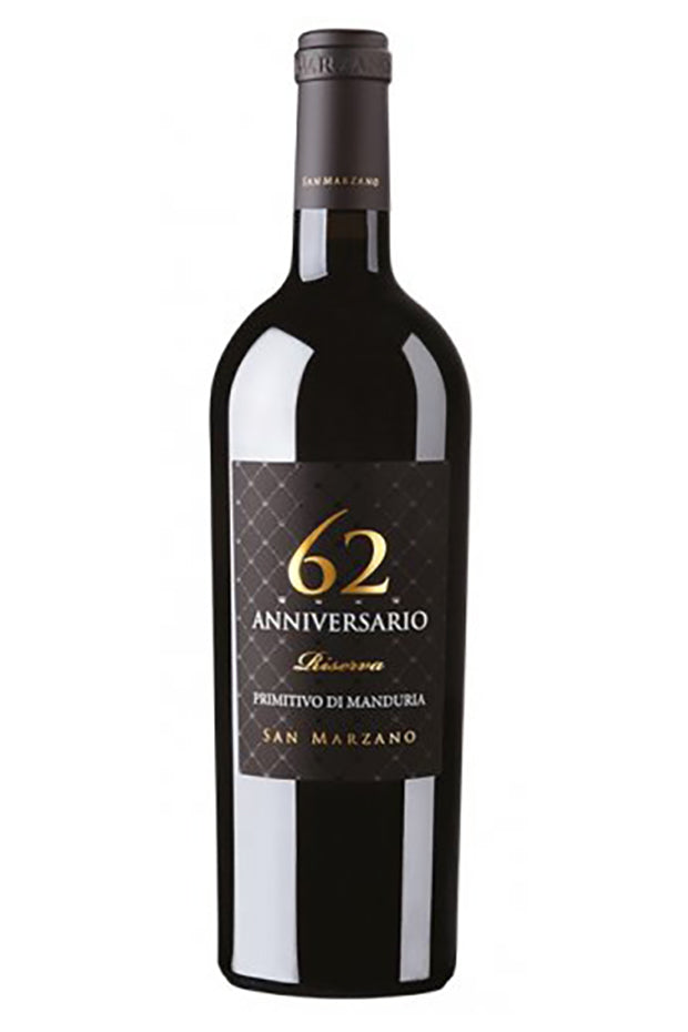 2018 Anniversario 62 Primitivo di Manduria D.O.P. Riserva San Marzano