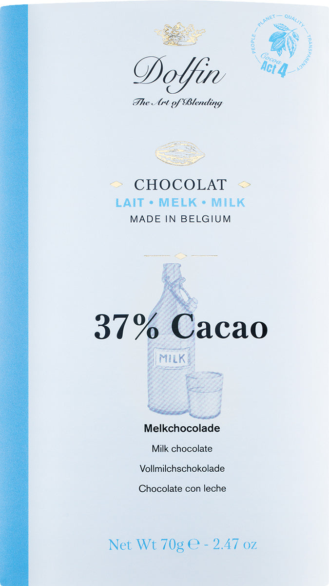 Dolfin Edelvollmilchschokolade 37% - StillWine GmbH