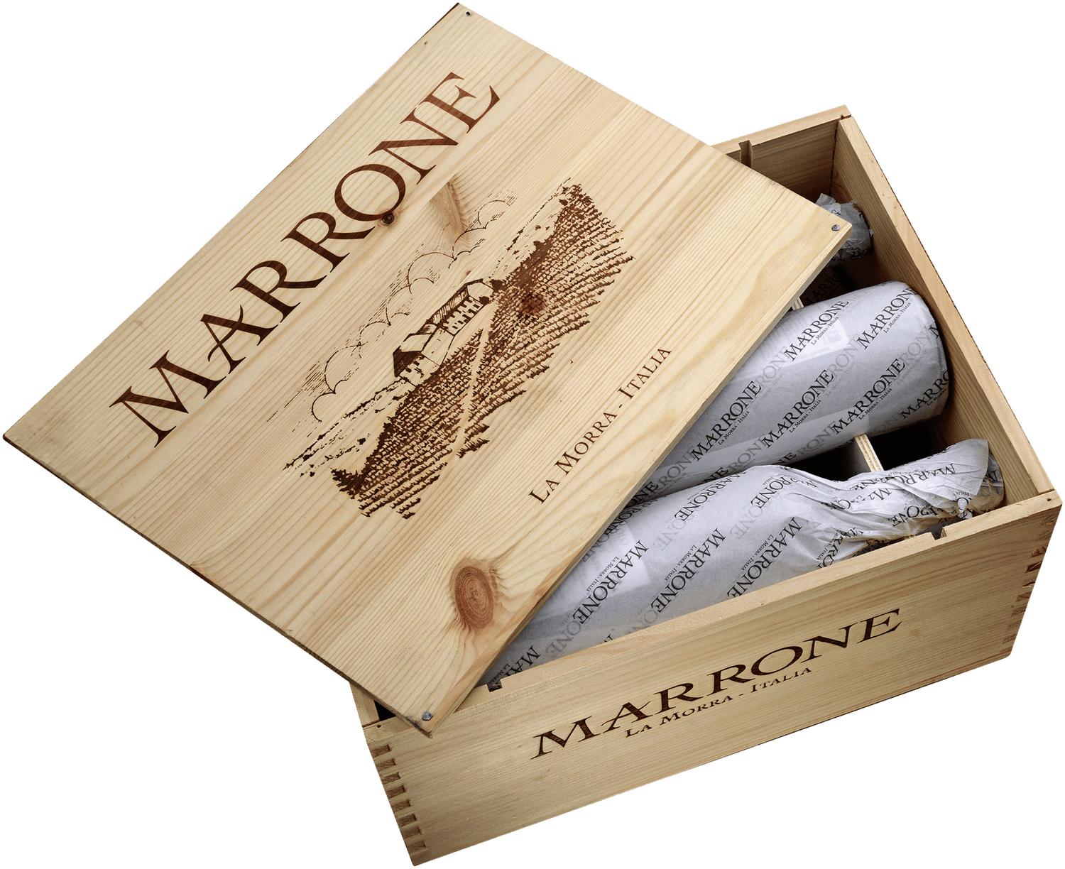 Marrone La Morra Pichemej Barolo DOCG in 6er Holskiste