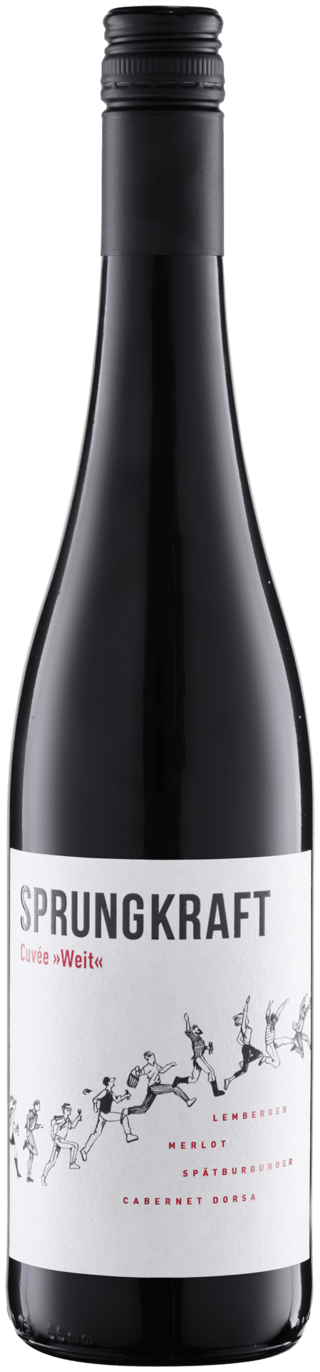 Sprungkraft Cuvée >>Weit<< Rot - Einzelflasche