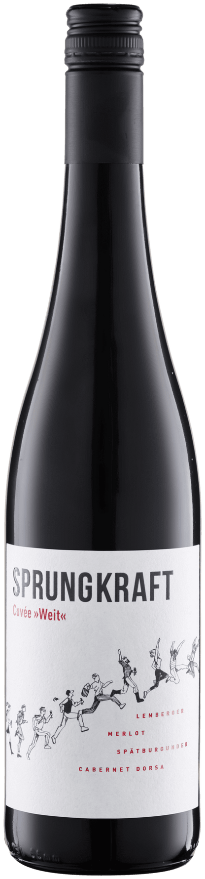 Sprungkraft Cuvée >>Weit<< Rot - Einzelflasche
