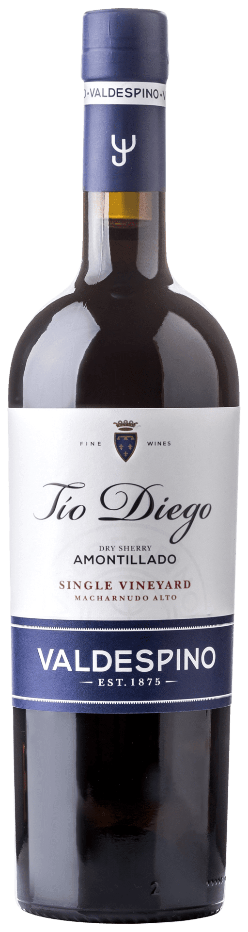 Valdespino Sherry Dry TIO DIEGO SHERRY AMONTILLADO Single Vineyard Macharnudo Alto