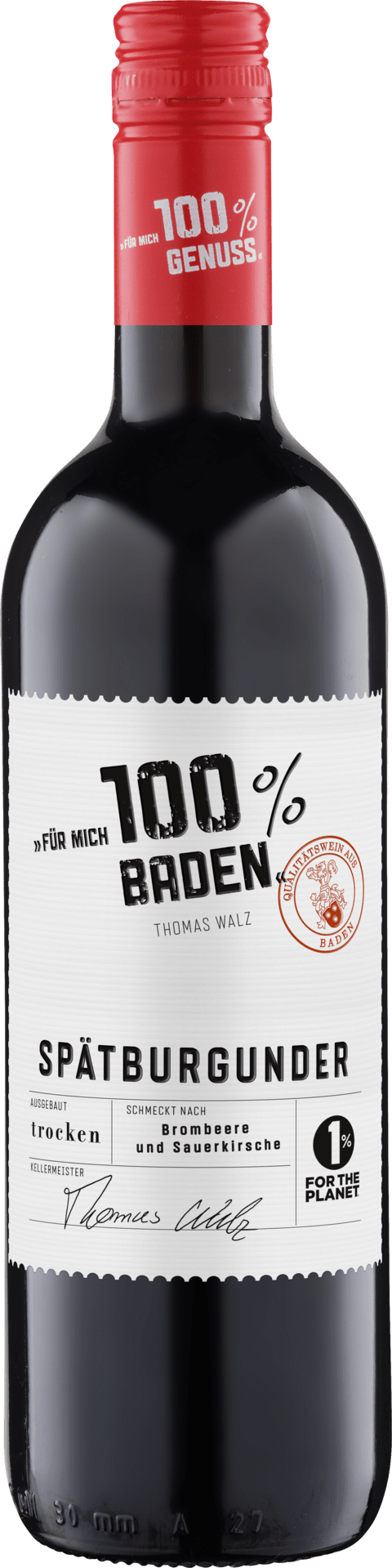 Für mich 100% Baden Spätburgunder