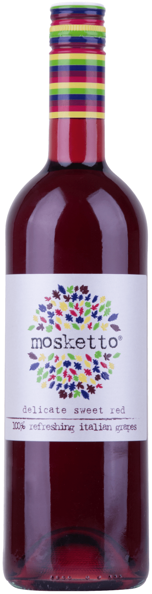 Mosketto delicato sweet red, Piemenont, Italien