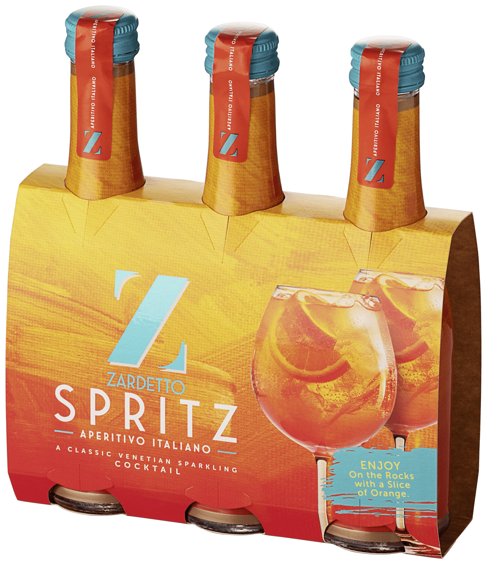 Zardetto Spritz Perlwein-Cocktail 3x 0,2l Flaschen-Set