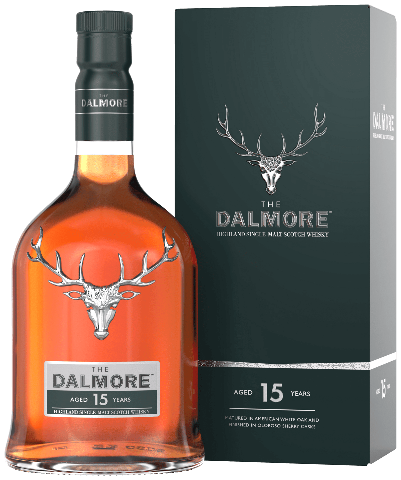 THE DALMORE HIGHLAND SINGLE MALT 15 YEARS. 40% - 0,7L