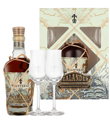 Plantation Planteray Sealander 0,7l 40% Vol. inkl. 2 Gläsern